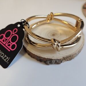 Paparazzi Gold Knot Bangle Bracelet